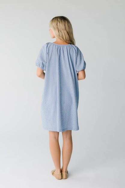 Brass & Roe Bree Textured Knee Dress